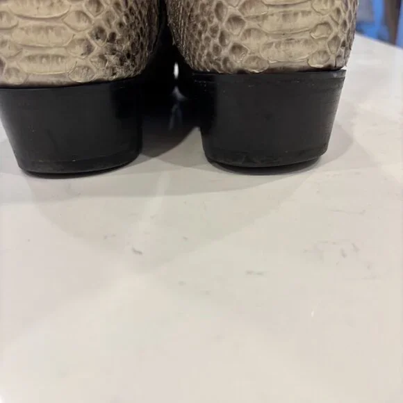 Top Quality Dan Post Python Skin Cowboy Boots - Picture 3 of 8